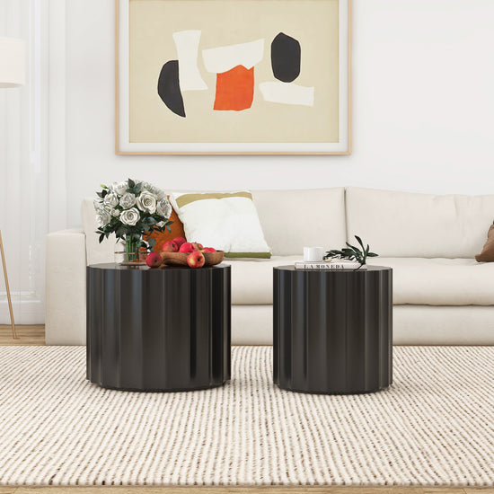 Set of 2 Round Nesting Tables