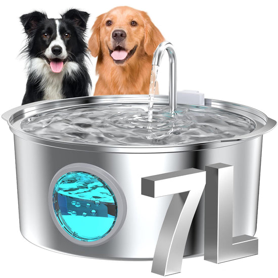 Stainless Steel Dog Water Dispenser with Automatic Heating and Circulating