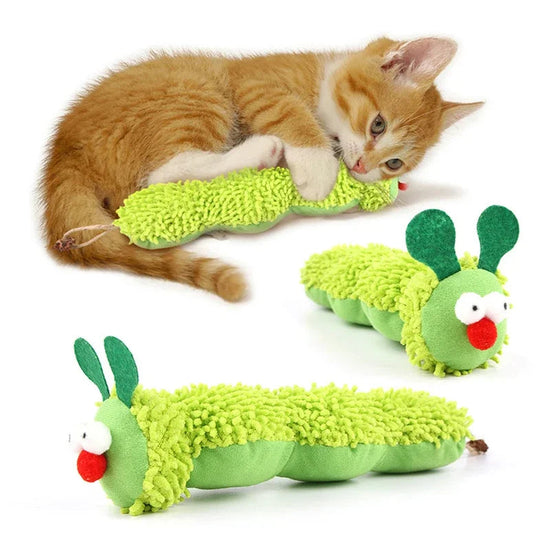 Caterpillar Catnip Molar Silvervine Chew Toy