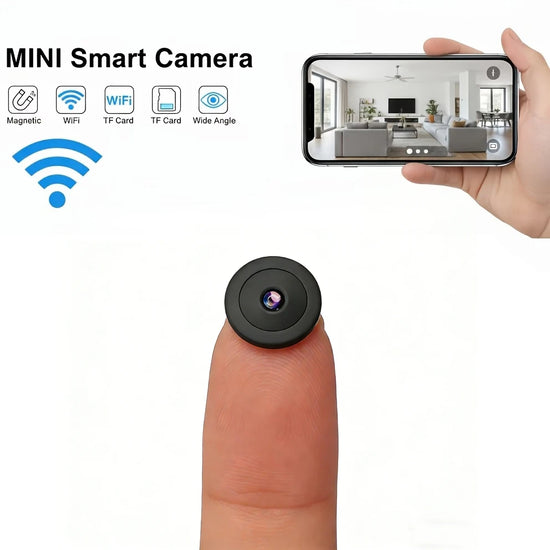 Ultra HD WiFi mini Smart Camera with 360° Panoramic Motion Detection and Night Vision