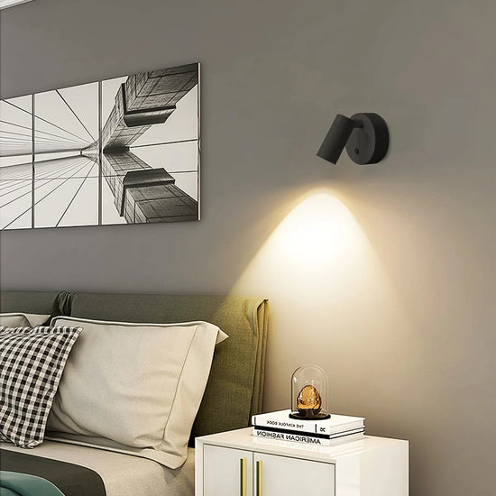 LED Spotlight with 3-color adjustable brightness
