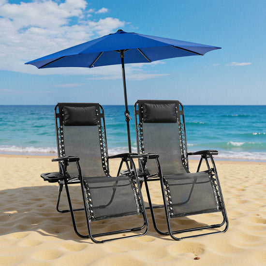 Zero Gravity Set of 2 Portable Recliners