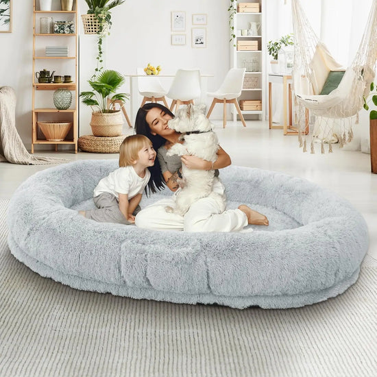 Giant Thick Memory Foam Human & Dog Bed