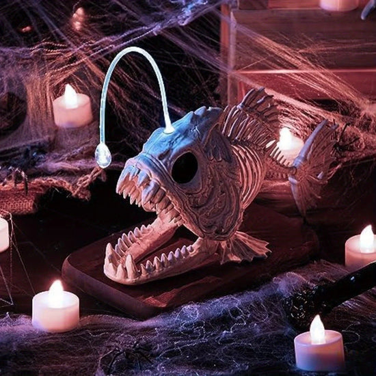 Halloween Skeleton Lantern Fish