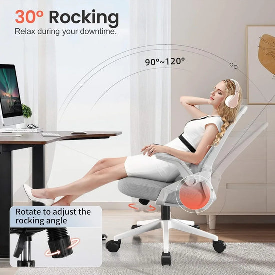Ergonomic Executive Chair with Breathable Mesh and Comfy Lumbar Support