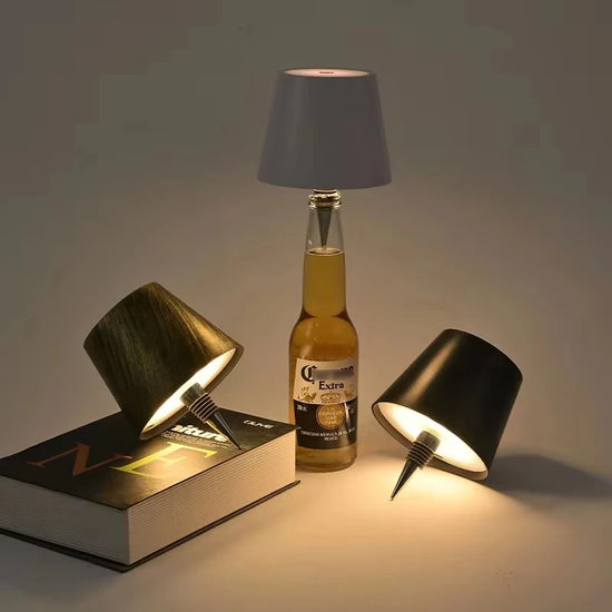 Wireless Wine Bottle Lamp Type-C Charging  with Touch Control