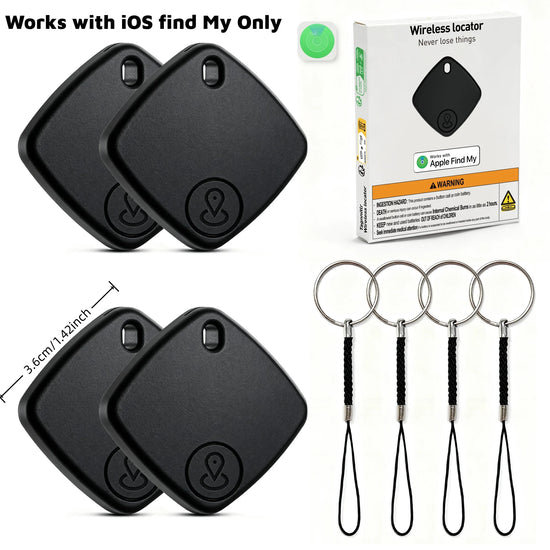 4 Pack Smart Air Tracker Tags Works with Apple Find My App