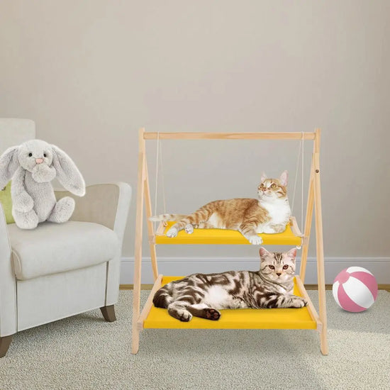 Double Layer Hammock Cat Swing Bed