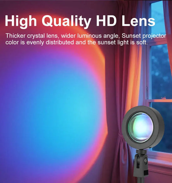 RGB 16 color LED Sunset atmosphere light with USB Power supply