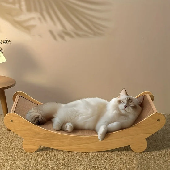 Sword & Hemp Rope Scratching Board and Cat Lounge Chair