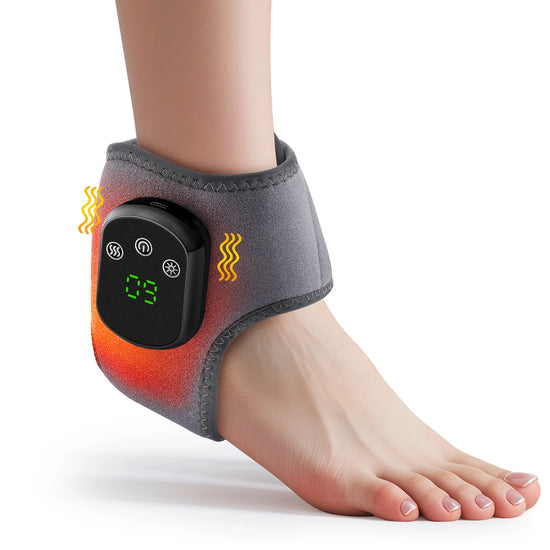 Heated Vibration Relaxation Ankle Massager