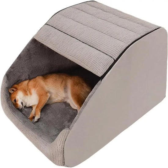 Extra Plush Large Dog Bed House with 30D Memory Sponge