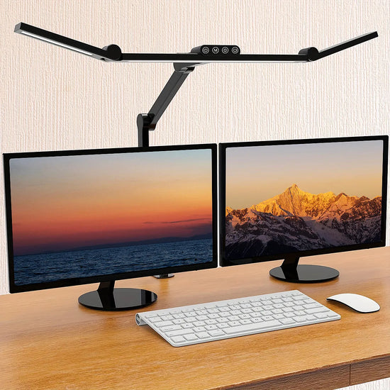 Three-head Desk Lamp With Memory Function, Five Color Temperatures, Five Brightness Levels