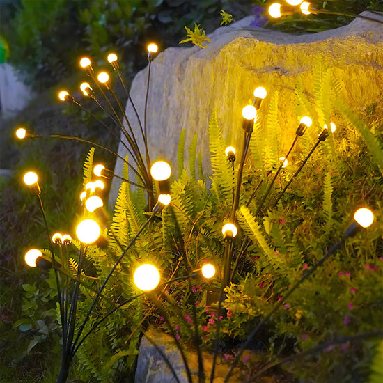8-Head Solar Firefly LED Lights