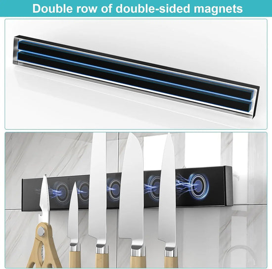 Magnetic Stainless Steel Kitchen Knife Bar Organizer