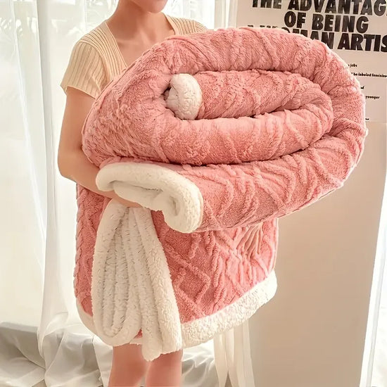 Warm Thickened Sherpa Weighted Blanket