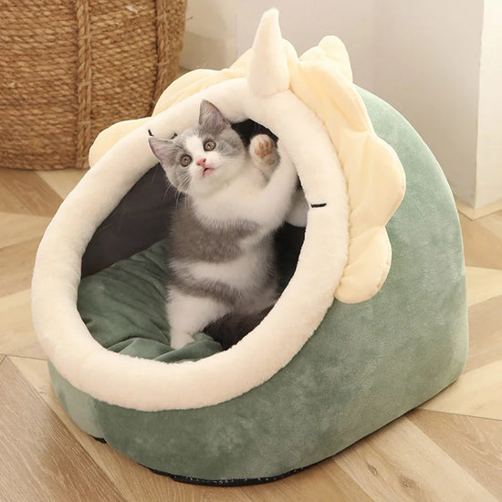 Pet Tent Cave Bed for Cats and Small Dogs