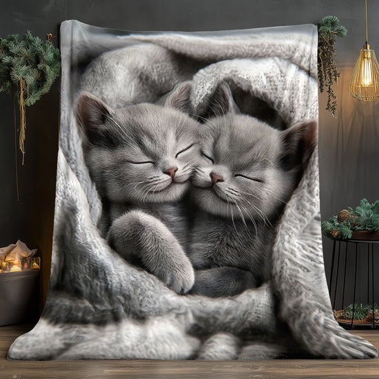 Cozy Cats Portable Lightweight Throw