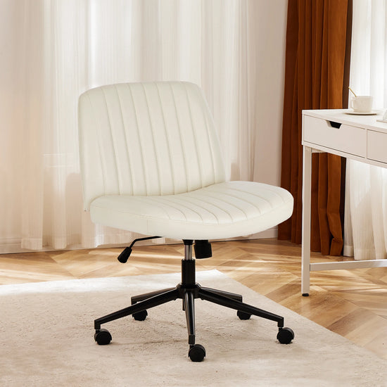 Swivel Armless Cross Office Chair
