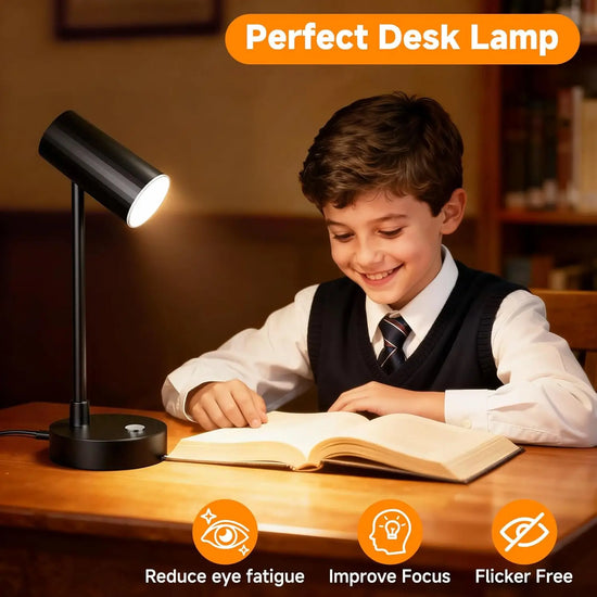 Dimmable LED Desk Lamp with 3 Color Modes and Touch Control