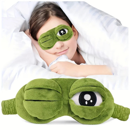 Cute Comfortable Frog Eye Sleep Mask