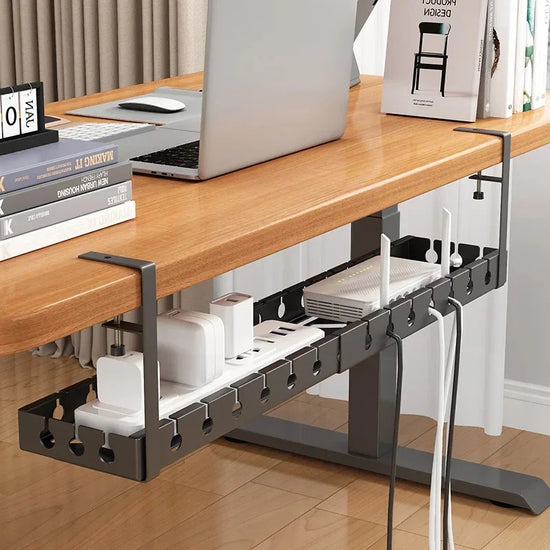 Desk Cable and Wire Management Tray