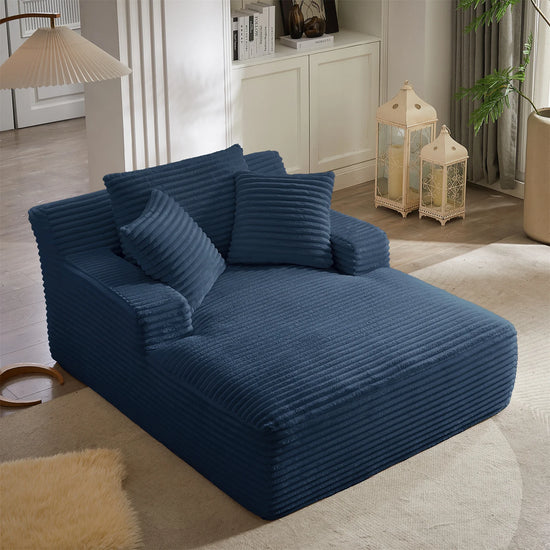 Boneless Corduroy Chaise Lounge