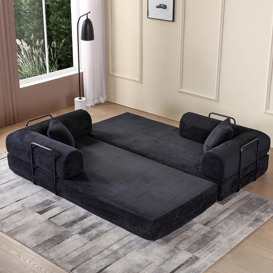 80-Inch Folding Frameless Double Sofa
