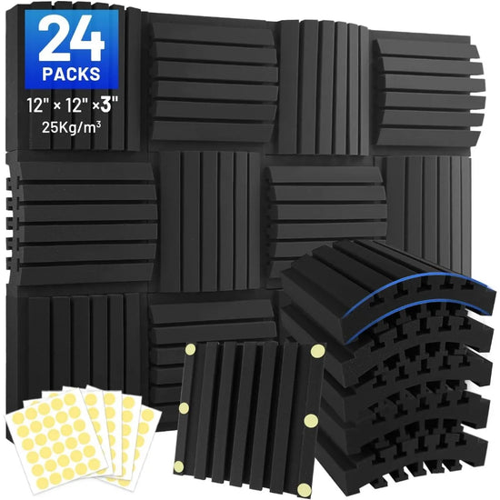 Curved Acoustic Soundproof Foam Panels
