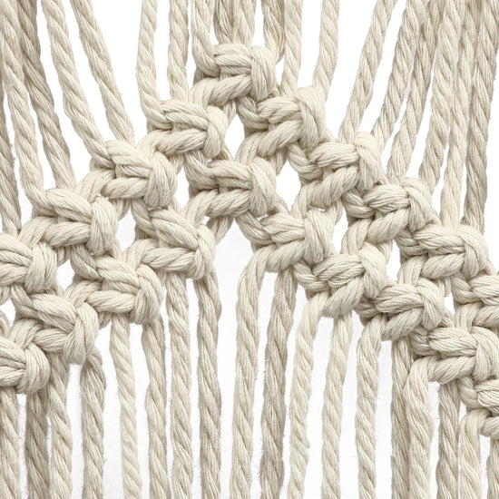 White Macrame Boho Style Handmade Tapestry
