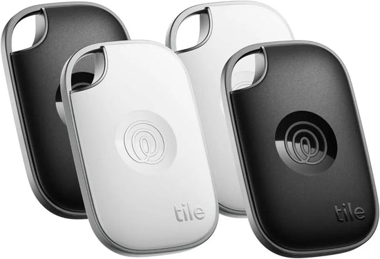 Powerful Bluetooth Tracker & Key Finder for Keys, Bags - iOS/Android Compatible, 4-Pack