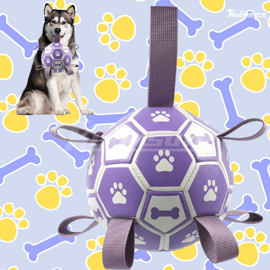 Interactive Dog Tug of War Soccer Ball