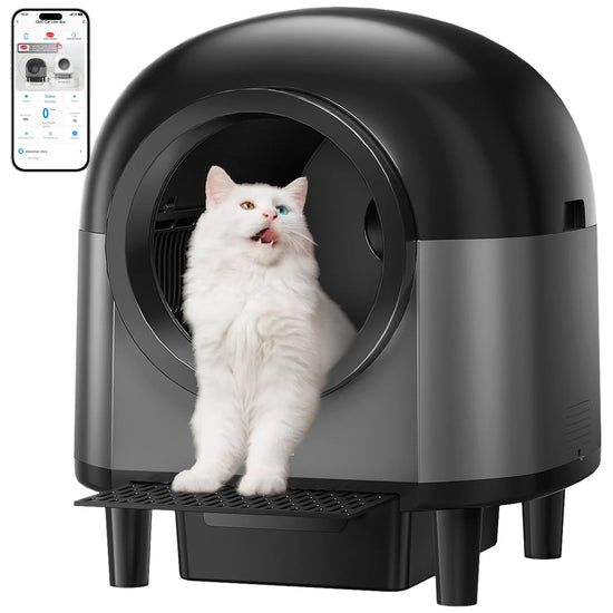 Self Cleaning Automatic Cat Litter Box with APP-Control and 10 Sensors