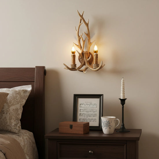 Antler Wall Sconce with LED Soft Lights