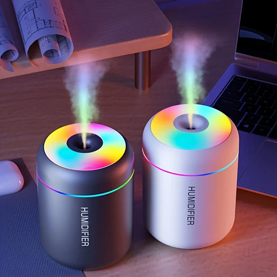 Mini Humidifier and Essential Oil Diffuser with Quiet  Cool Mist Technology and LED Light