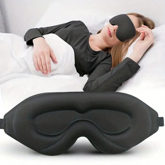 3D Contour Sleep Mask, 100% Blackout