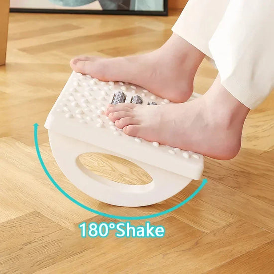 NEW Portability Foot Rest Under Desk Footrest Ergonomic Foot Stool With Massage Rollers Foot Rest For Home Office Work