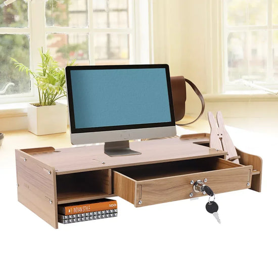 Monitor Riser Stand Organizer
