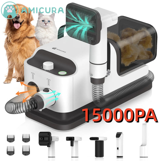 Pet Grooming Vacuum Cleaner & Hair Dryer