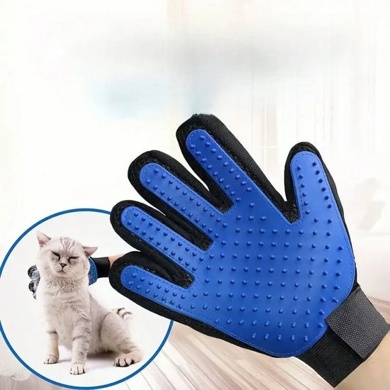 Premium Pet Grooming Glove for De-shedding & Bath Massage