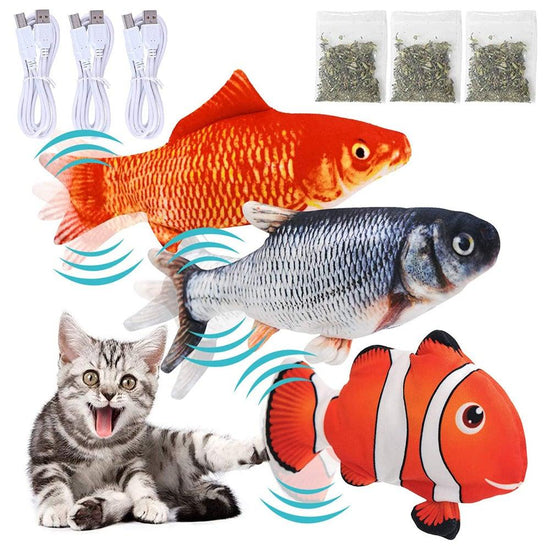 Flopping Fish Catnip Cat Toy