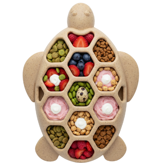 Ultra-Durable Nylon Turtle Enrichment Toy for Power Chewers