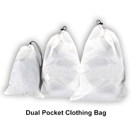 Ultralight Dual Pocket Clothing Stuff Sack Organizer